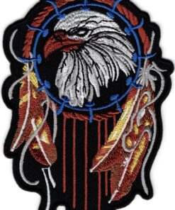 Dreamcatcher Eagle Feather Indian stoffen opstrijk patch