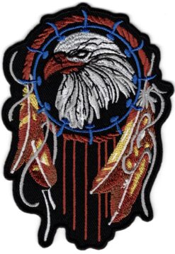 Dreamcatcher Eagle Feather Indian stoffen opstrijk patch