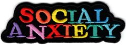 Social Anxiety stoffen opstrijk patch