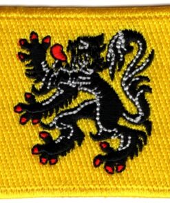 Vlaamse Leeuw vlag stoffen opstrijk patch