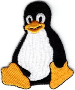 Linux logo stoffen opstrijk patch