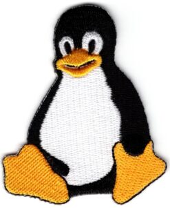 Linux-Logo-Applikation zum Aufbügeln