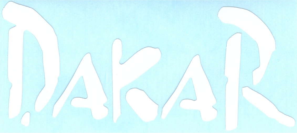 Dakar sticker