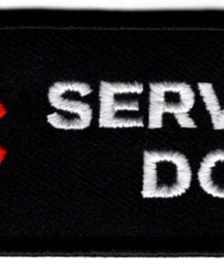 Service Dog stoffen opstrijk patch