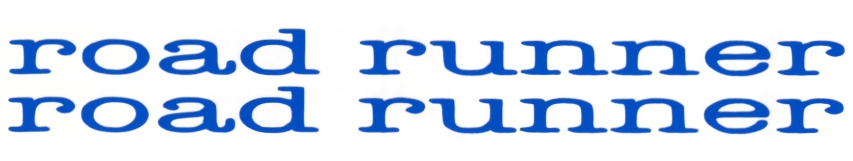 Road Runner sticker set