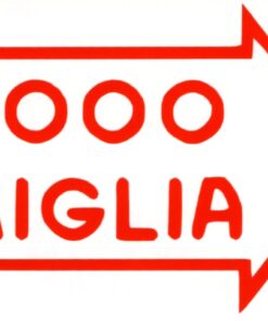 1000 Miglia-Aufkleber