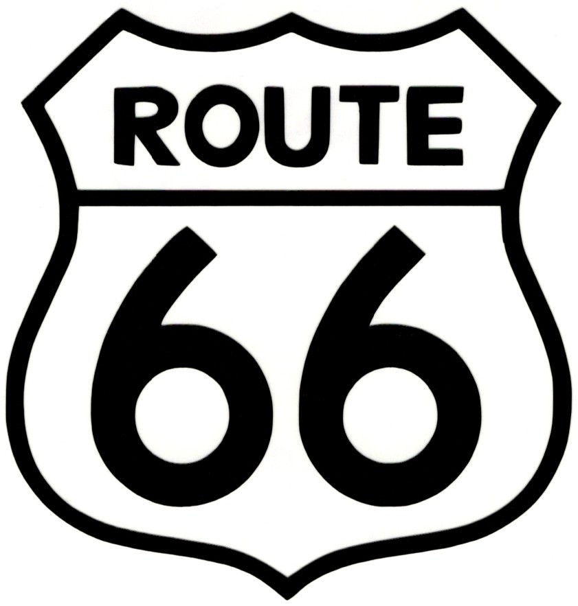 Route 66 sticker