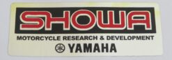 Showa Motorcycle Research Development metallic sticker