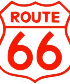 Route 66-Aufkleber