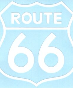 Route 66-Aufkleber