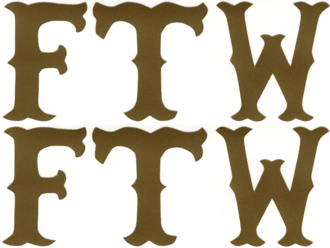 FTW-Aufkleberset
