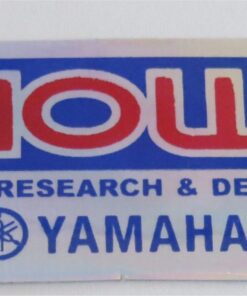 Showa Motorcycle Research Development metallic sticker