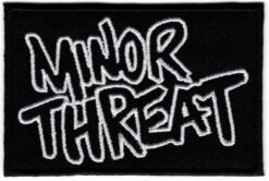 Minor Threat stoffen opstrijk patch