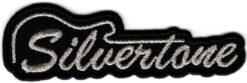 Silvertone Guitars stoffen opstrijk patch