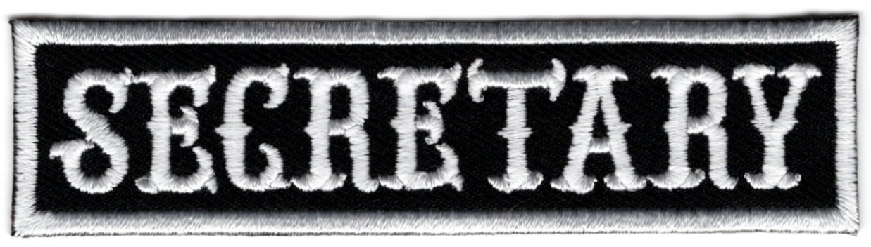 Patch thermocollant applique secrétaire