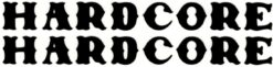 Hardcore sticker set