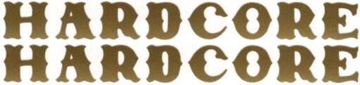 Ensemble de décalcomanies hardcore
