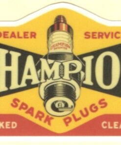 Champion Spark Plugs sticker