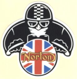 Sticker Norton Café Racer