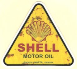 Autocollant huile moteur Shell