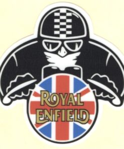 Aufkleber „Royal Enfield Cafe Racer“.