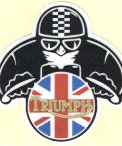 Sticker Triumph Cafe Racer