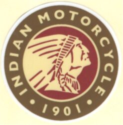 Indian Motorcycle 1901 sticker