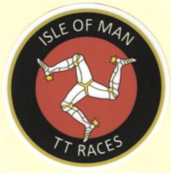 Autocollant Isle of MAN TT Races