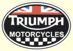 Triumph-Motorradaufkleber