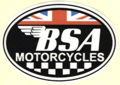 BSA Motorradaufkleber