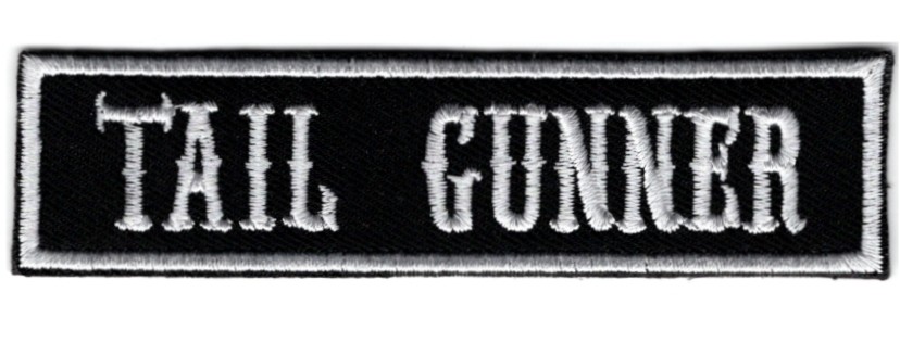 Tail Gunner stoffen opstrijk patch